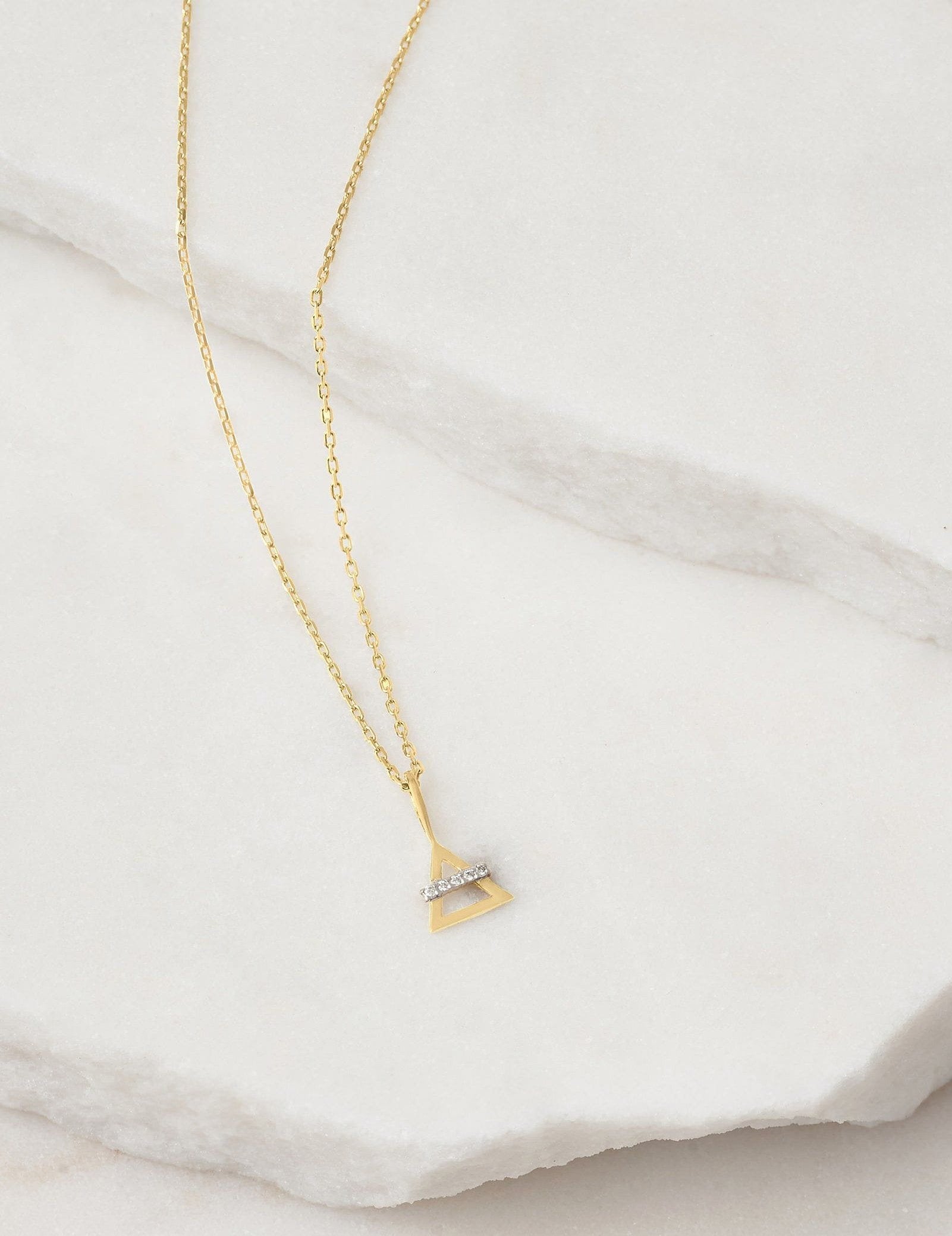 Picture of Luna Rae Solid 9k Gold Air Element Necklace