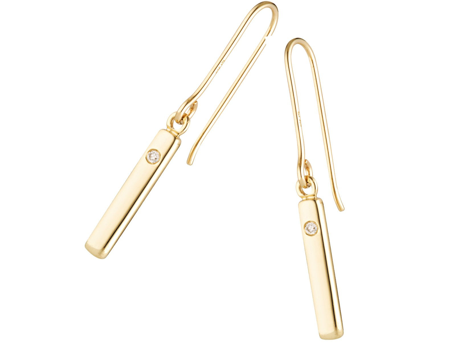 Picture of Luna Rae Solid 9k Gold Amore Earrings