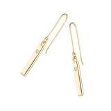 Picture of Luna Rae Solid 9k Gold Amore Earrings