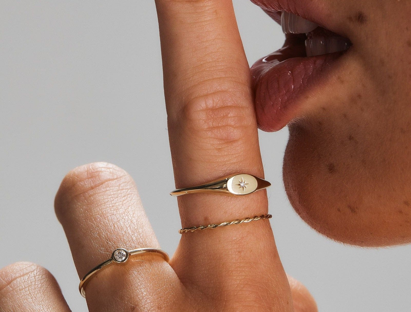 Picture of Luna Rae Solid 9k Gold Astra Ring