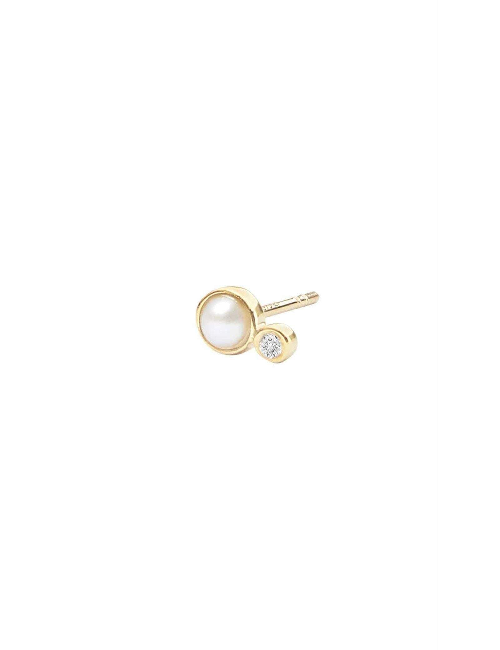 Picture of Luna Rae Solid 9k Gold Dara Studs