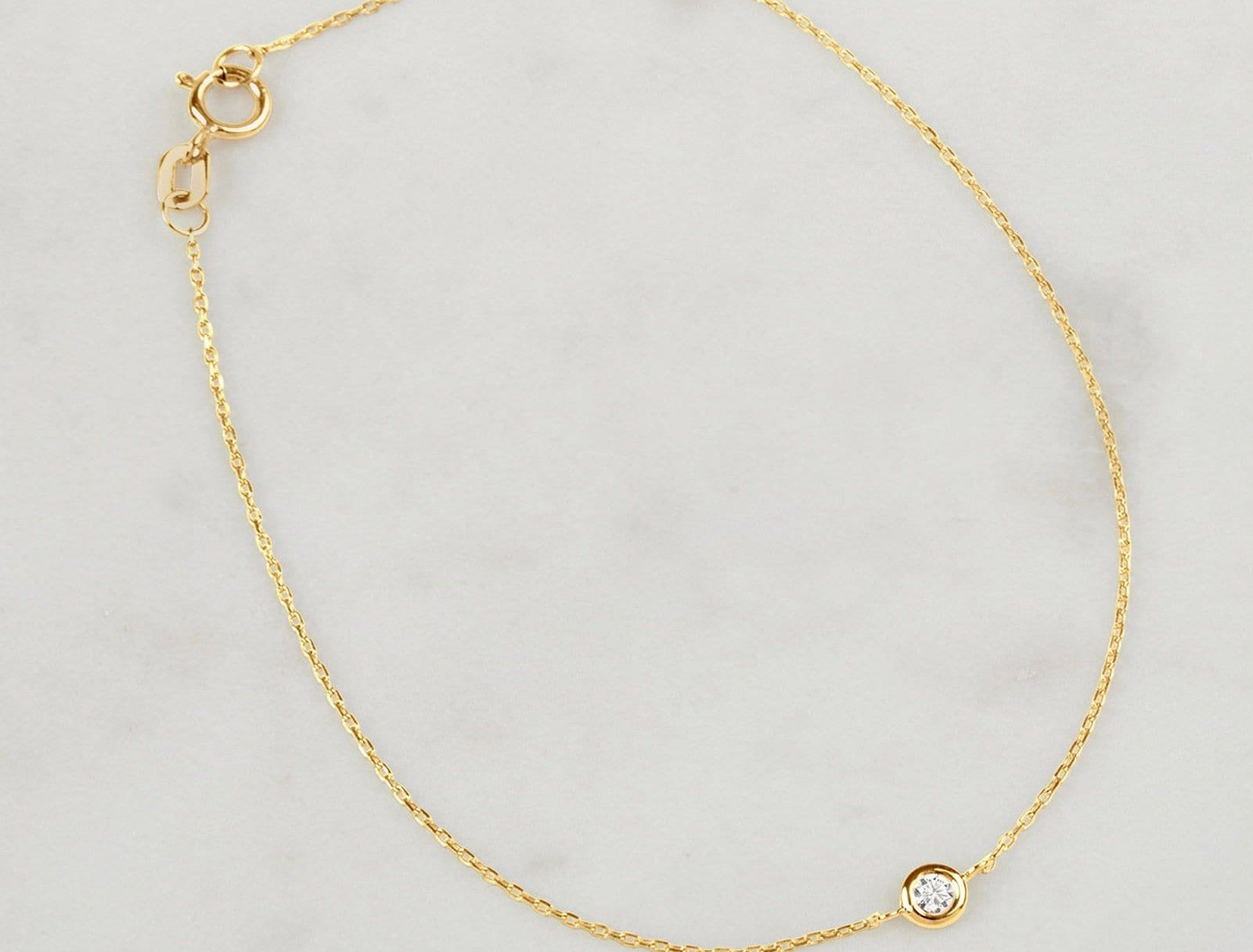 Picture of Luna Rae Solid 9k Gold Diamond Sky Bracelet