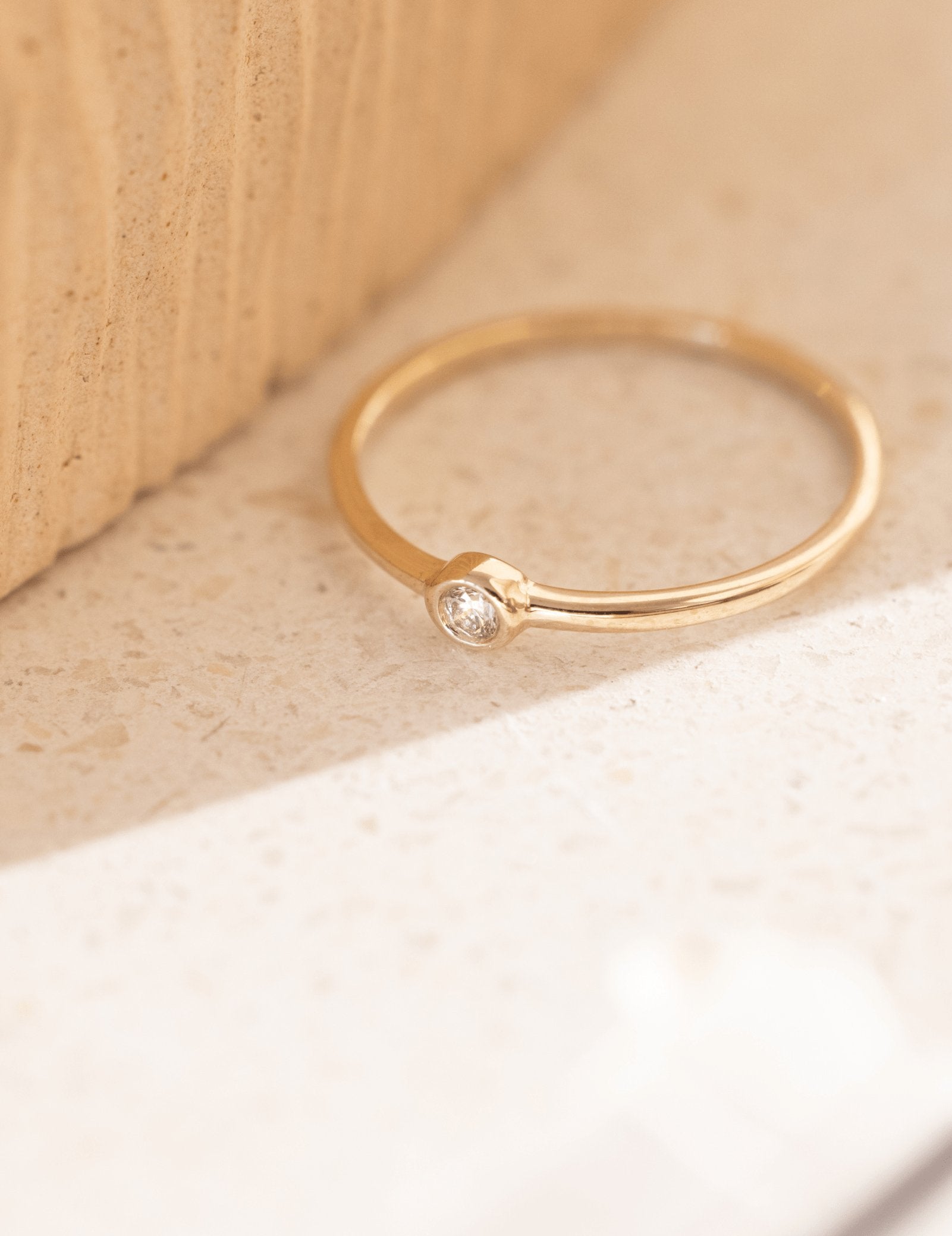 Picture of Luna Rae Solid 9k Gold Diamond Sky Ring