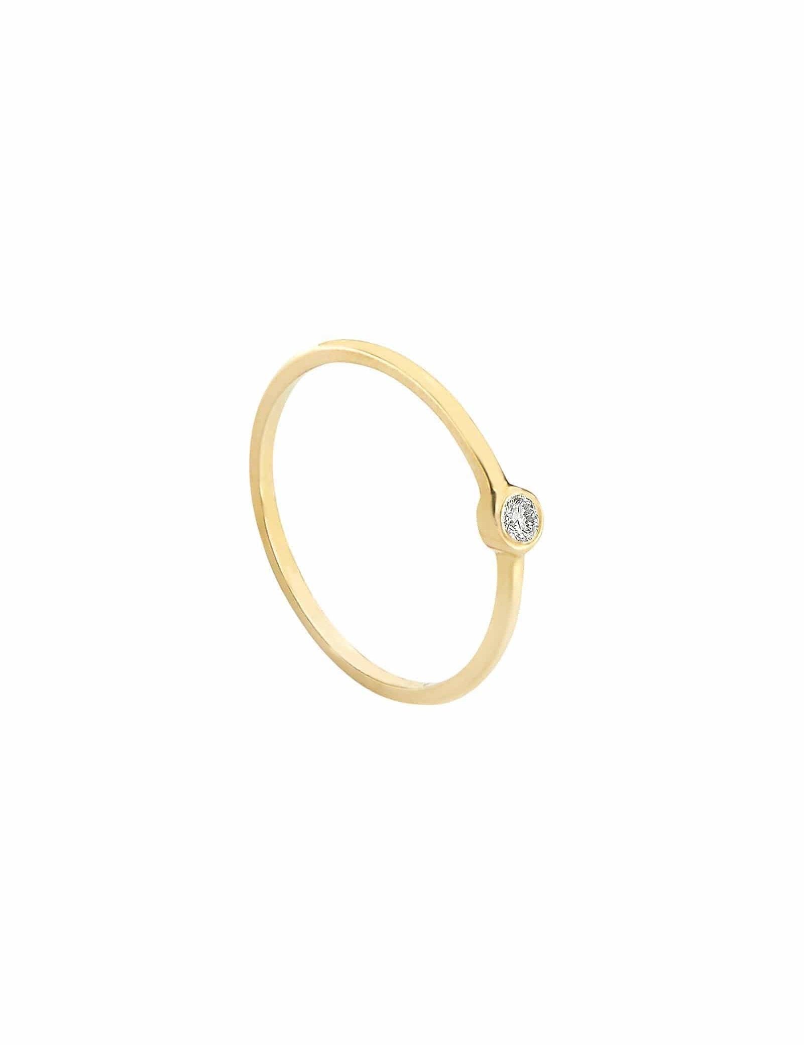 Picture of Luna Rae Solid 9k Gold Diamond Sky Ring