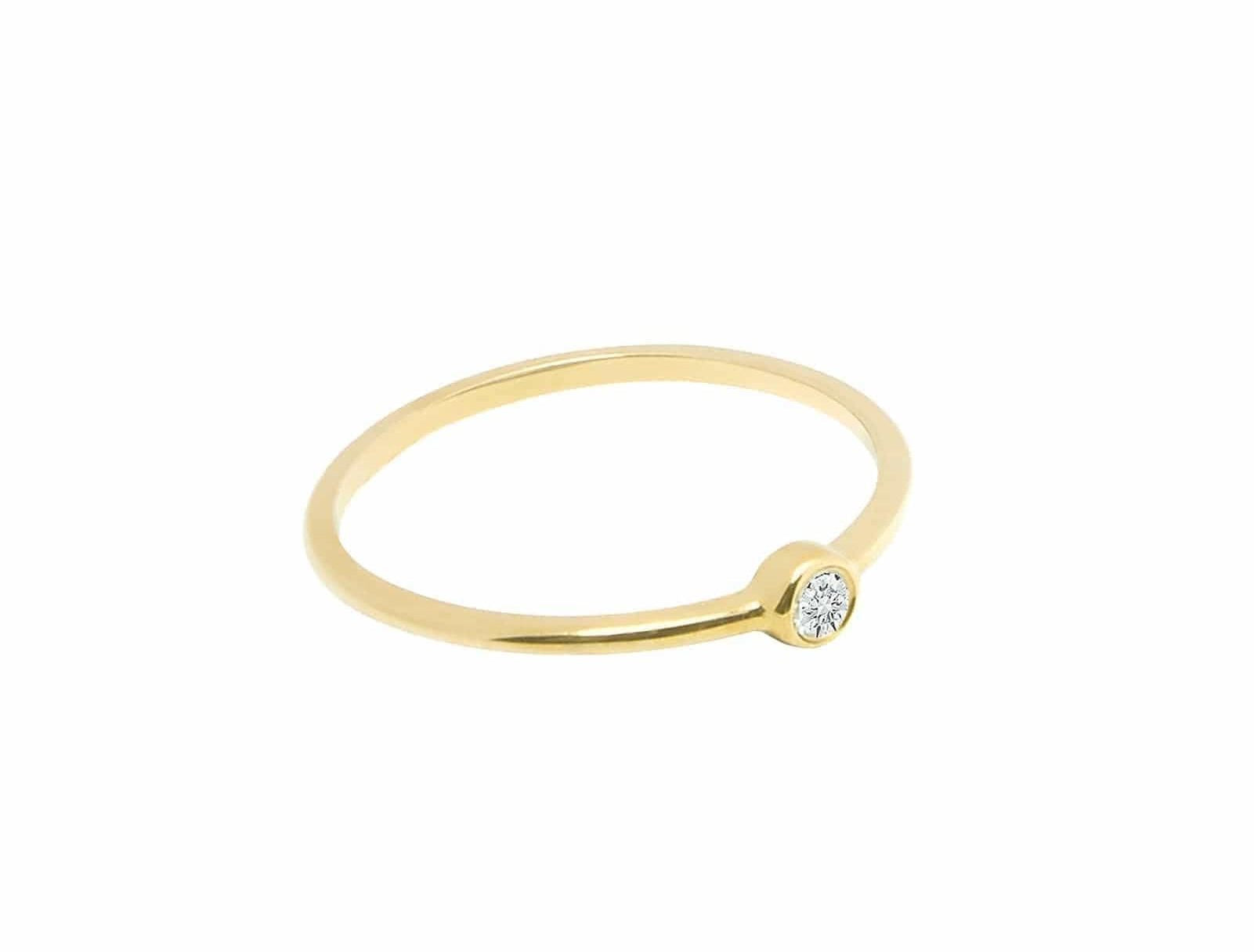 Picture of Luna Rae Solid 9k Gold Diamond Sky Ring