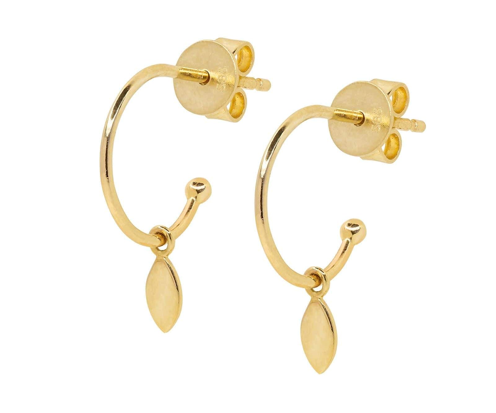 Picture of Luna Rae Solid 9k Gold Drops of Dawn Earrings