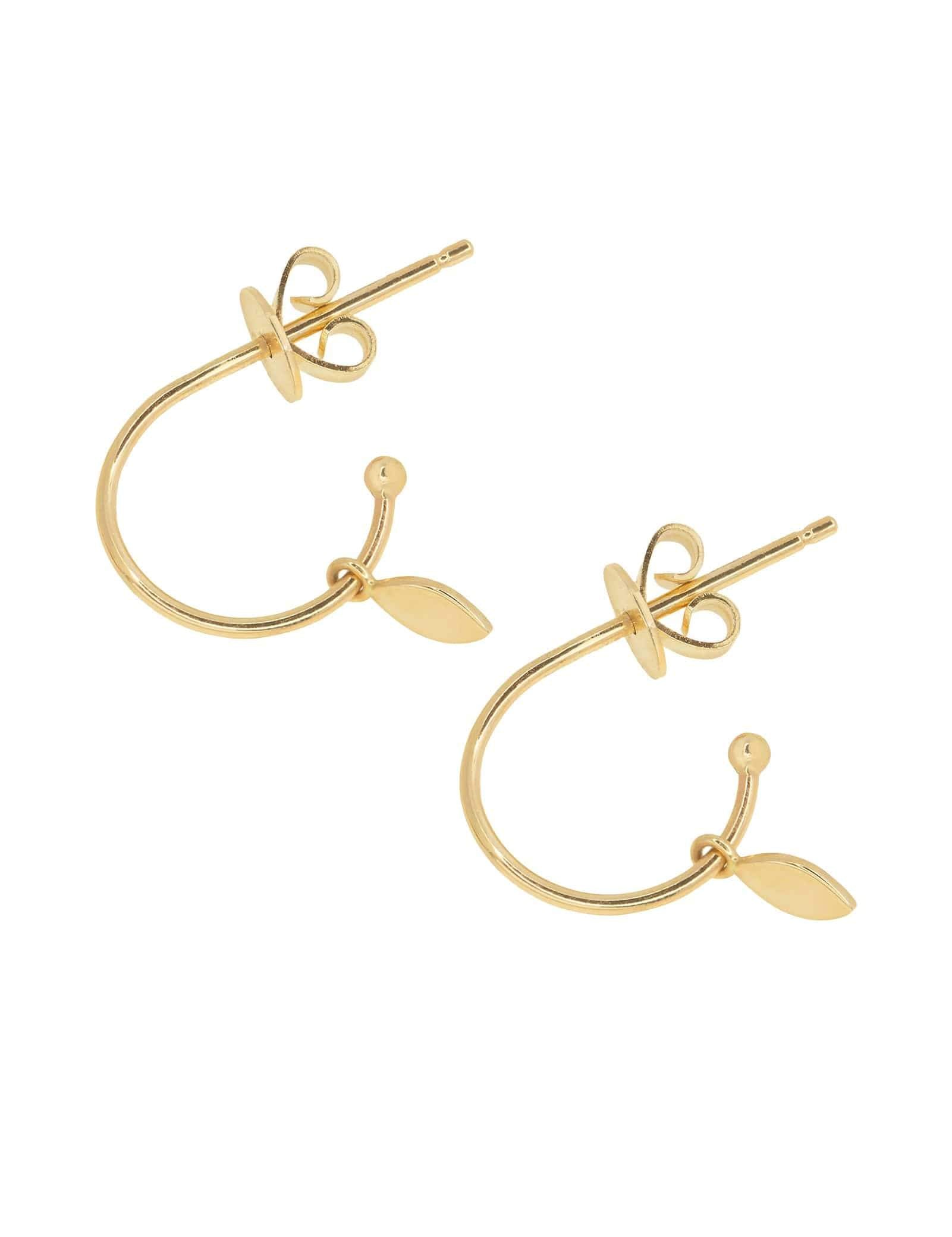 Picture of Luna Rae Solid 9k Gold Drops of Dawn Earrings