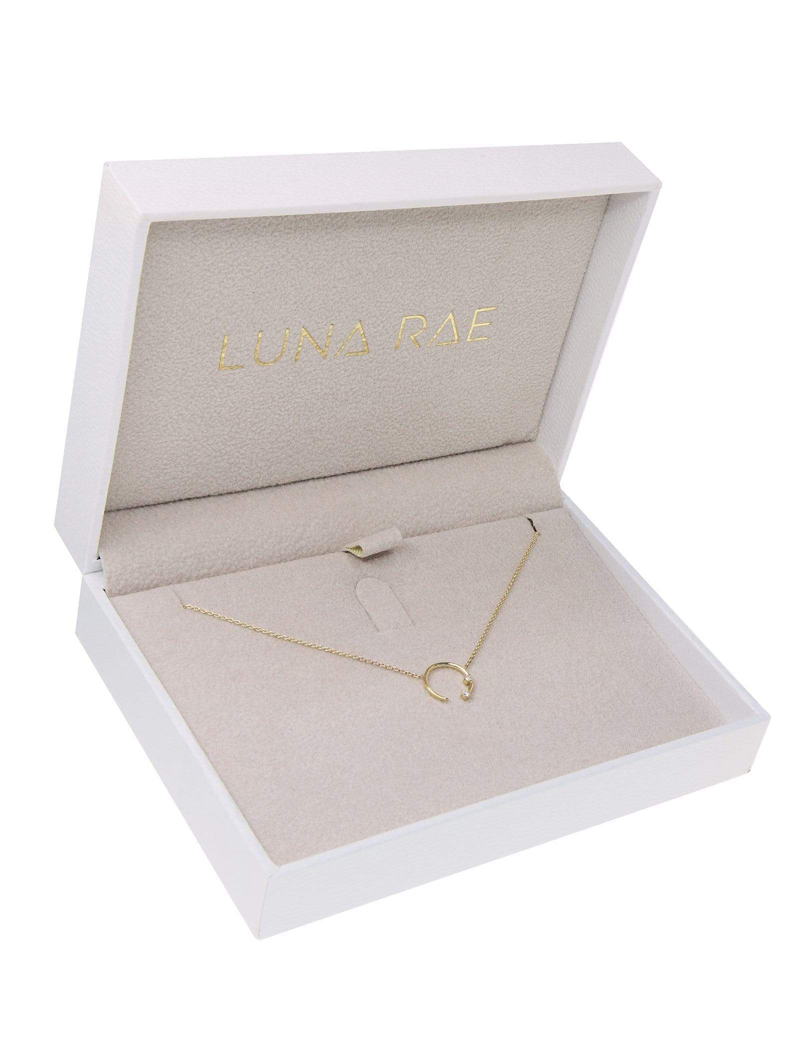 Picture of Luna Rae Solid 9k Gold Eclipse Necklace