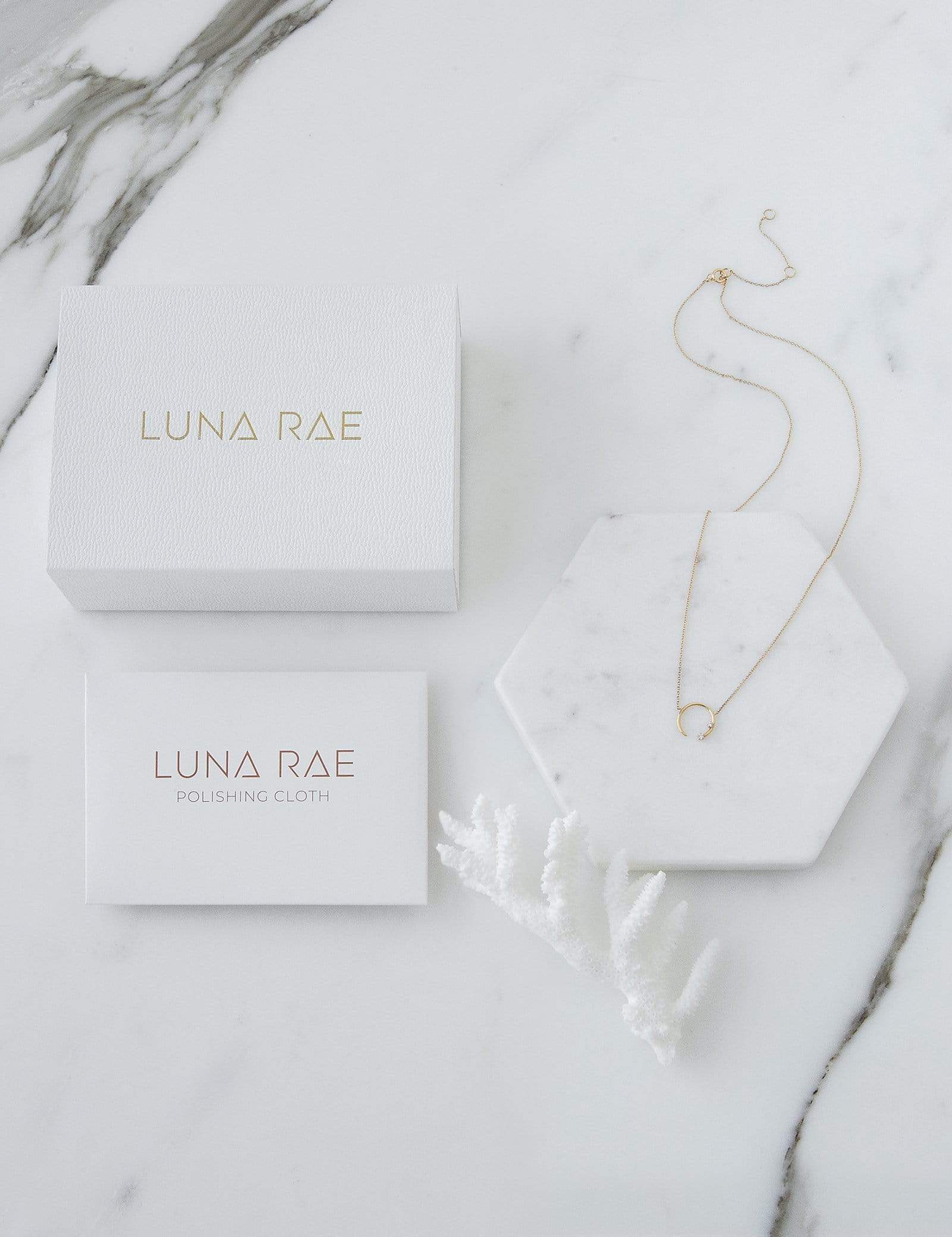 Picture of Luna Rae Solid 9k Gold Eclipse Necklace