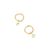 Picture of Luna Rae Solid 9k Gold Air Element Hoops