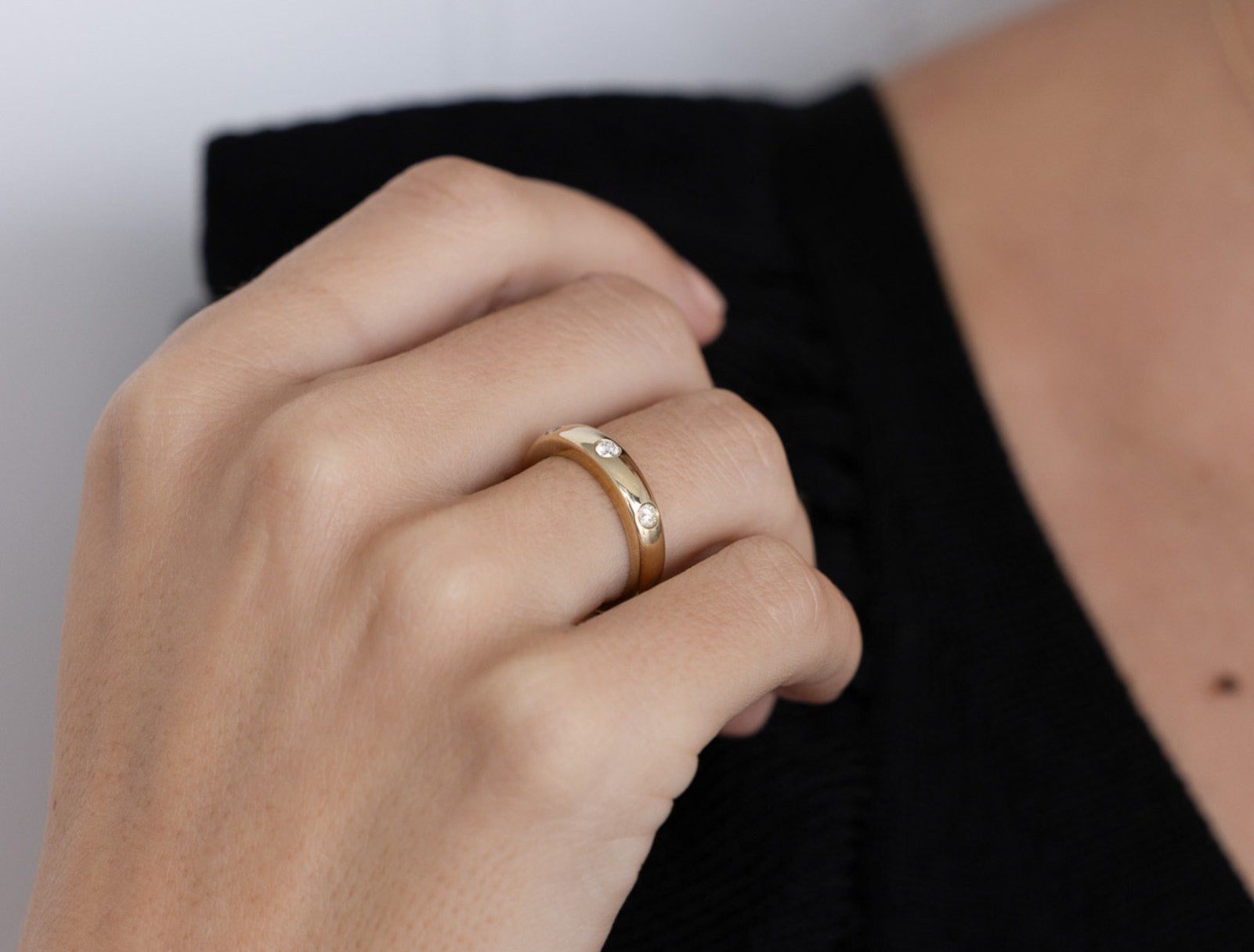 Picture of Luna Rae Solid 9k Gold Esme Ring