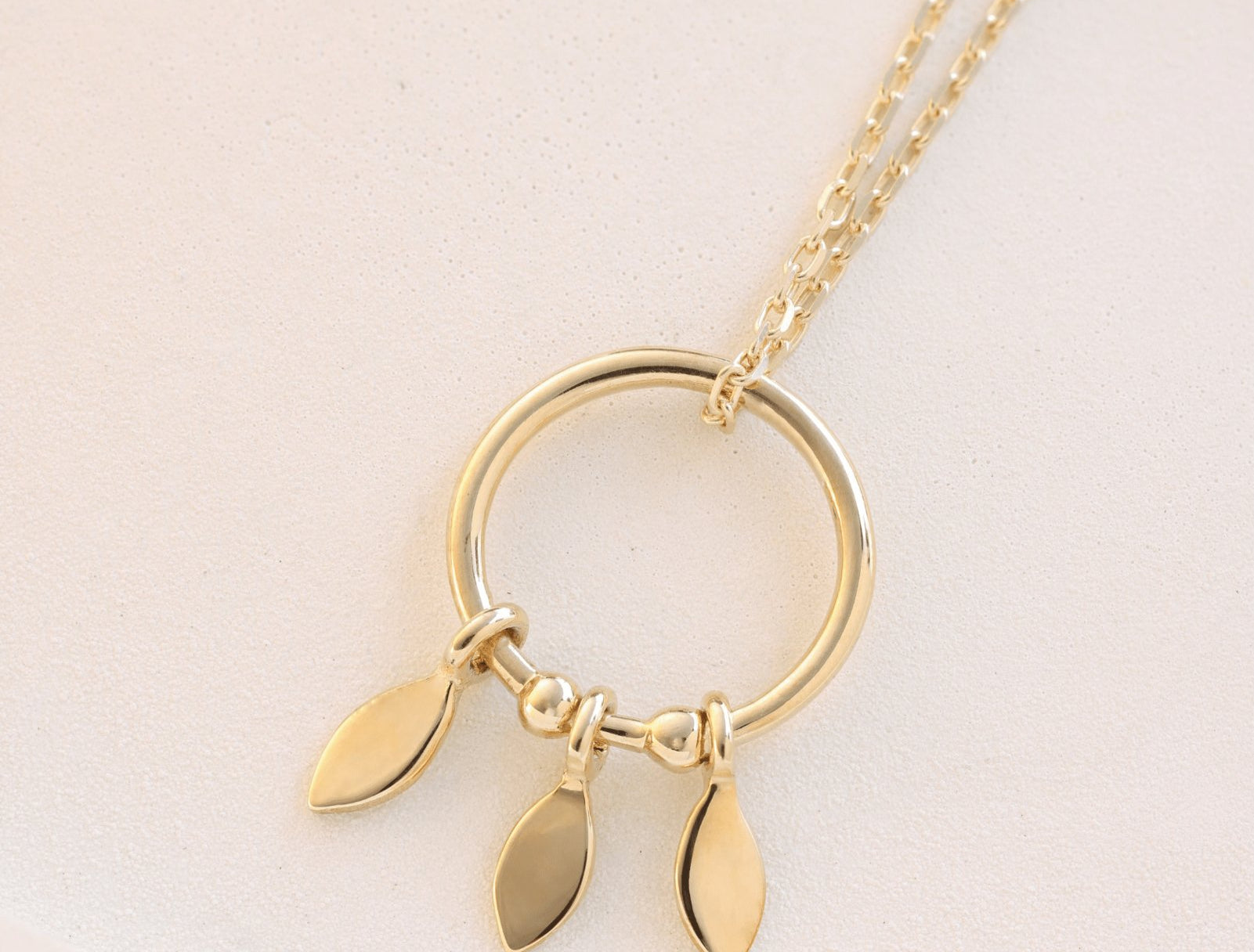 Picture of Luna Rae Solid 9k Gold Falling Stars Necklace