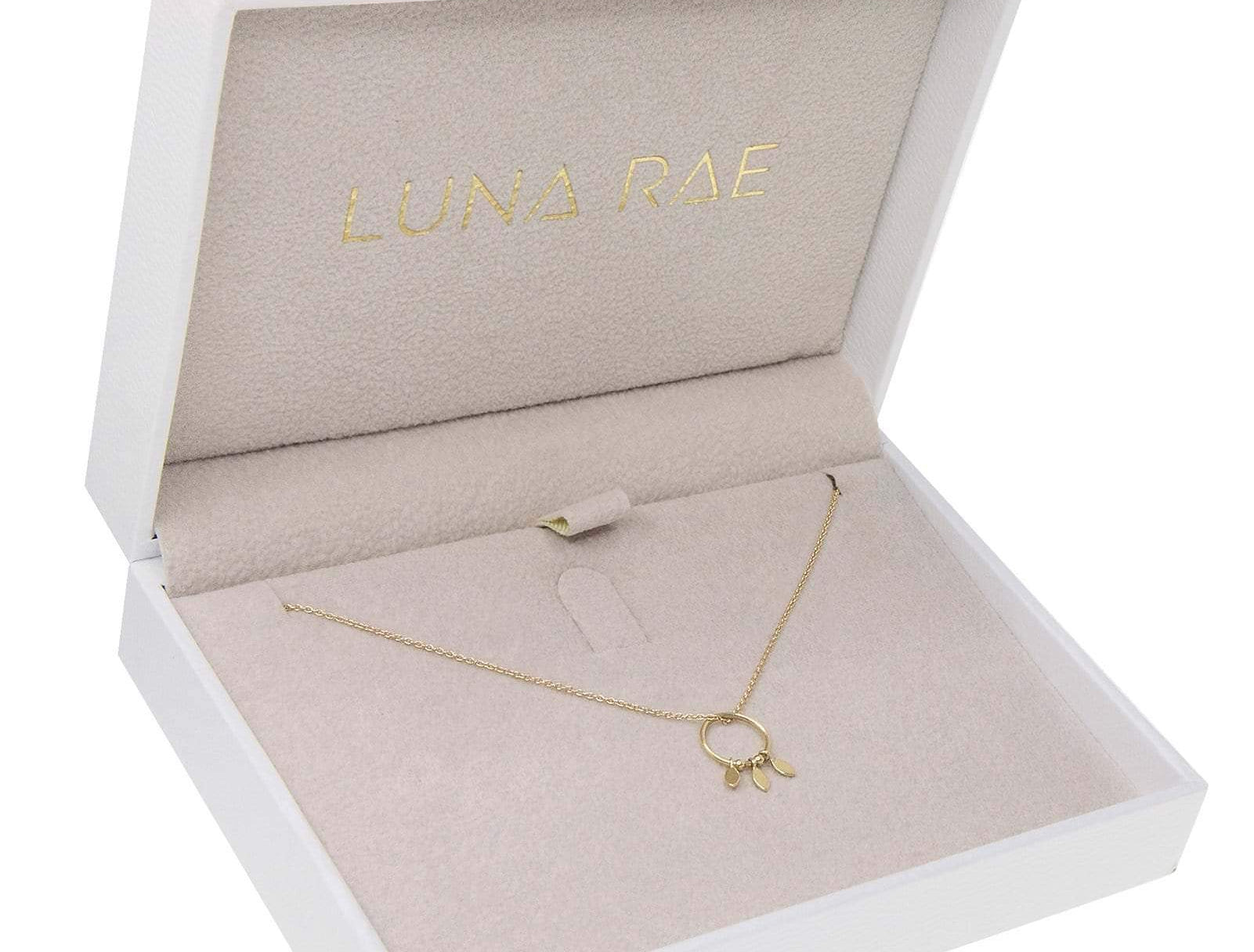 Picture of Luna Rae Solid 9k Gold Falling Stars Necklace