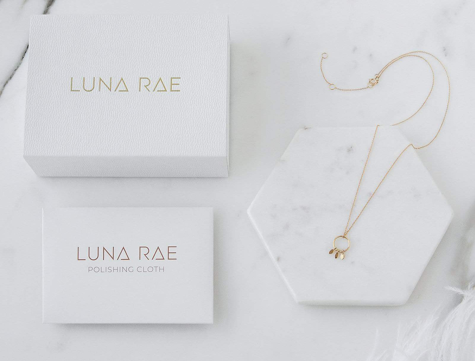 Picture of Luna Rae Solid 9k Gold Falling Stars Necklace