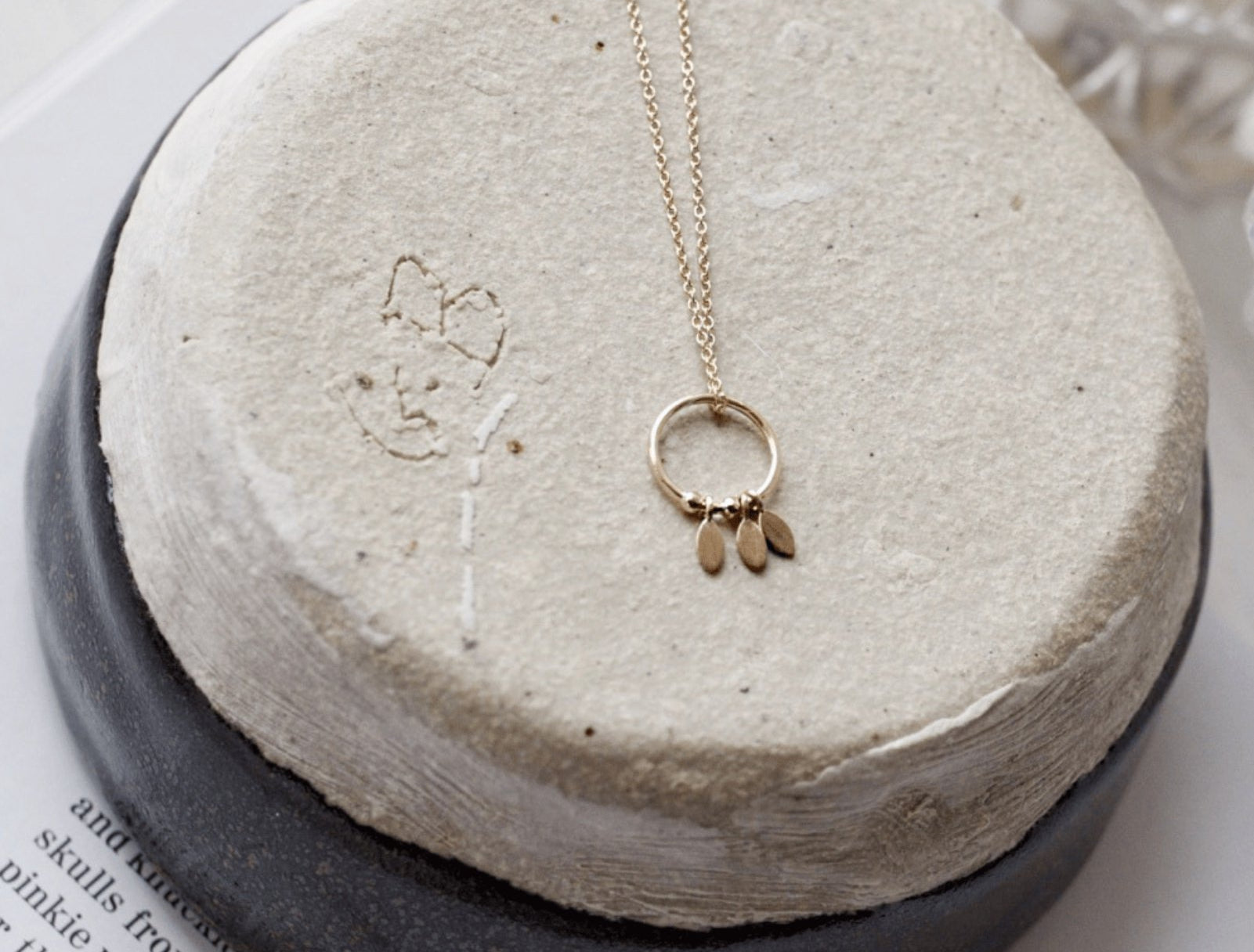 Picture of Luna Rae Solid 9k Gold Falling Stars Necklace