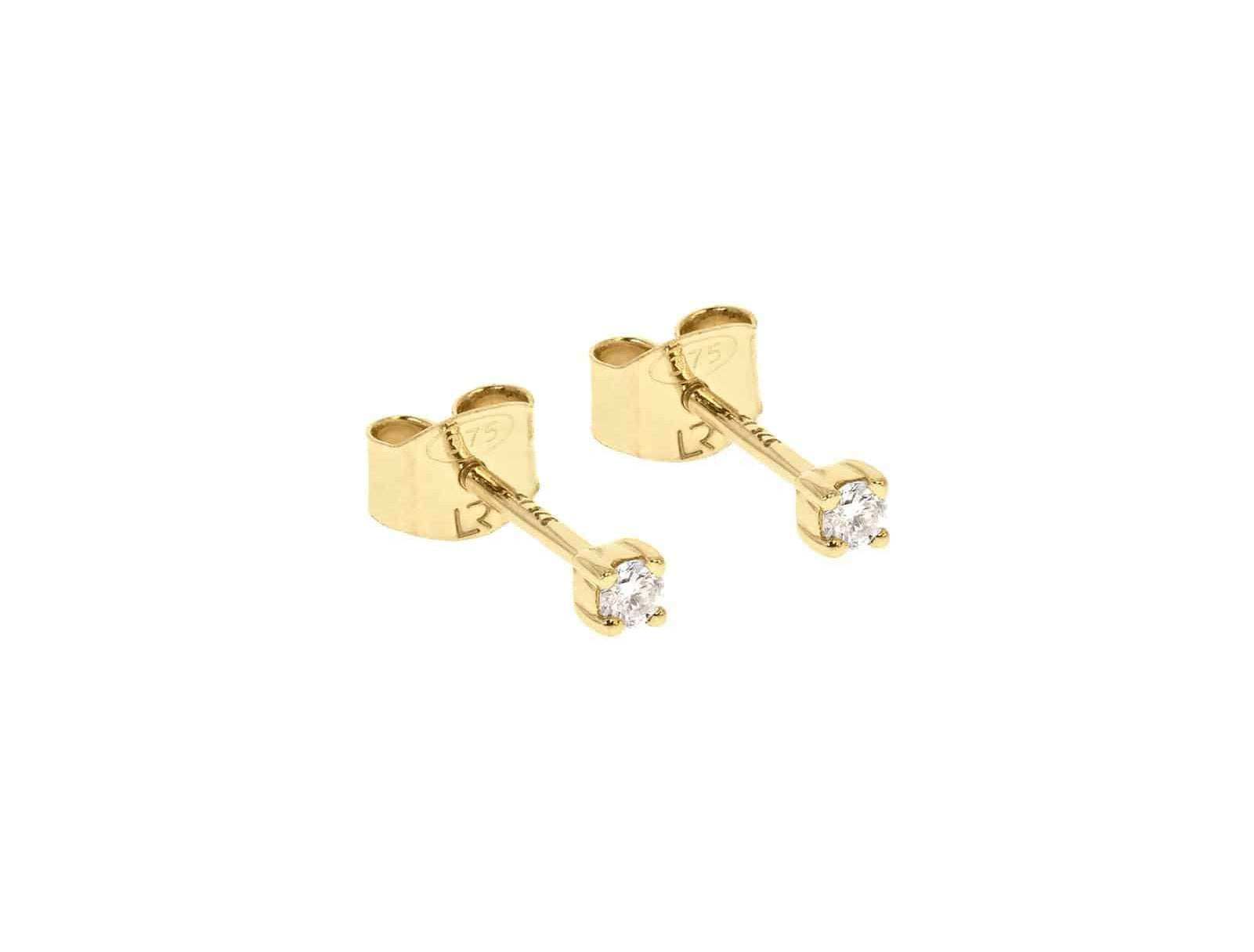 Picture of Luna Rae Solid 9k Gold Halley Studs