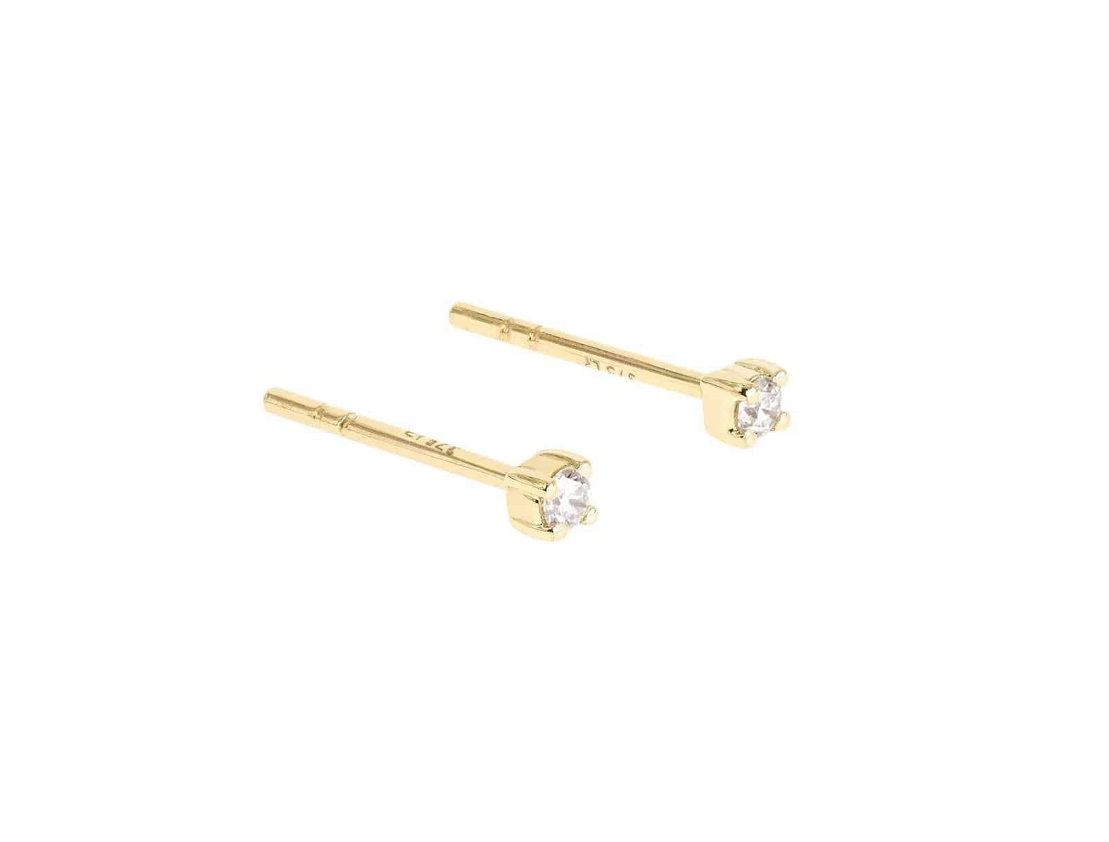 Picture of Luna Rae Solid 9k Gold Halley Studs