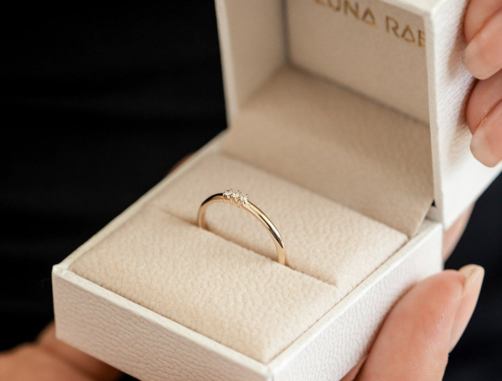 Picture of Luna Rae Solid 9k Gold Juliette Ring