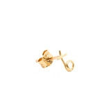 Picture of Luna Rae Solid 9k Gold Kiss Hug Studs