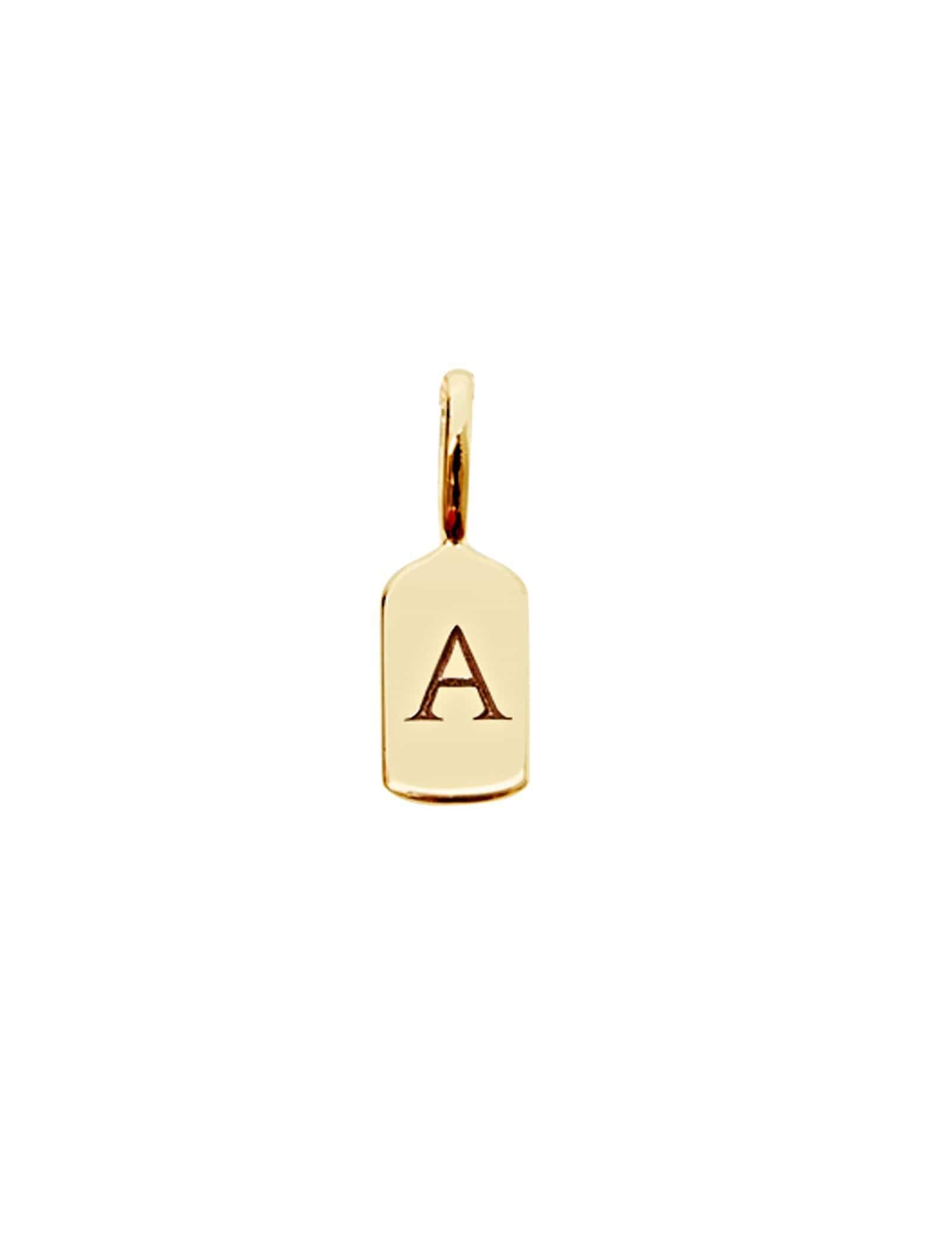 Picture of Luna Rae Yellow Gold Letter A