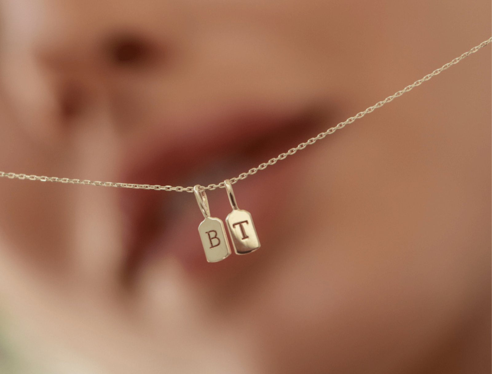 Picture of Luna Rae Solid 9k Gold Letter B