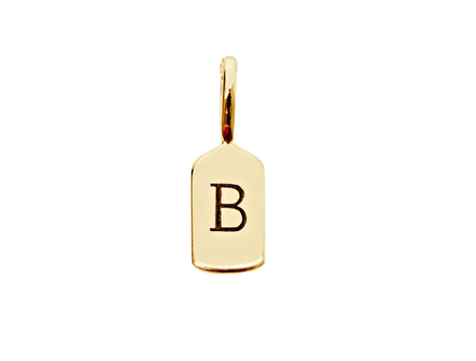 Picture of Luna Rae Solid 9k Gold Letter B