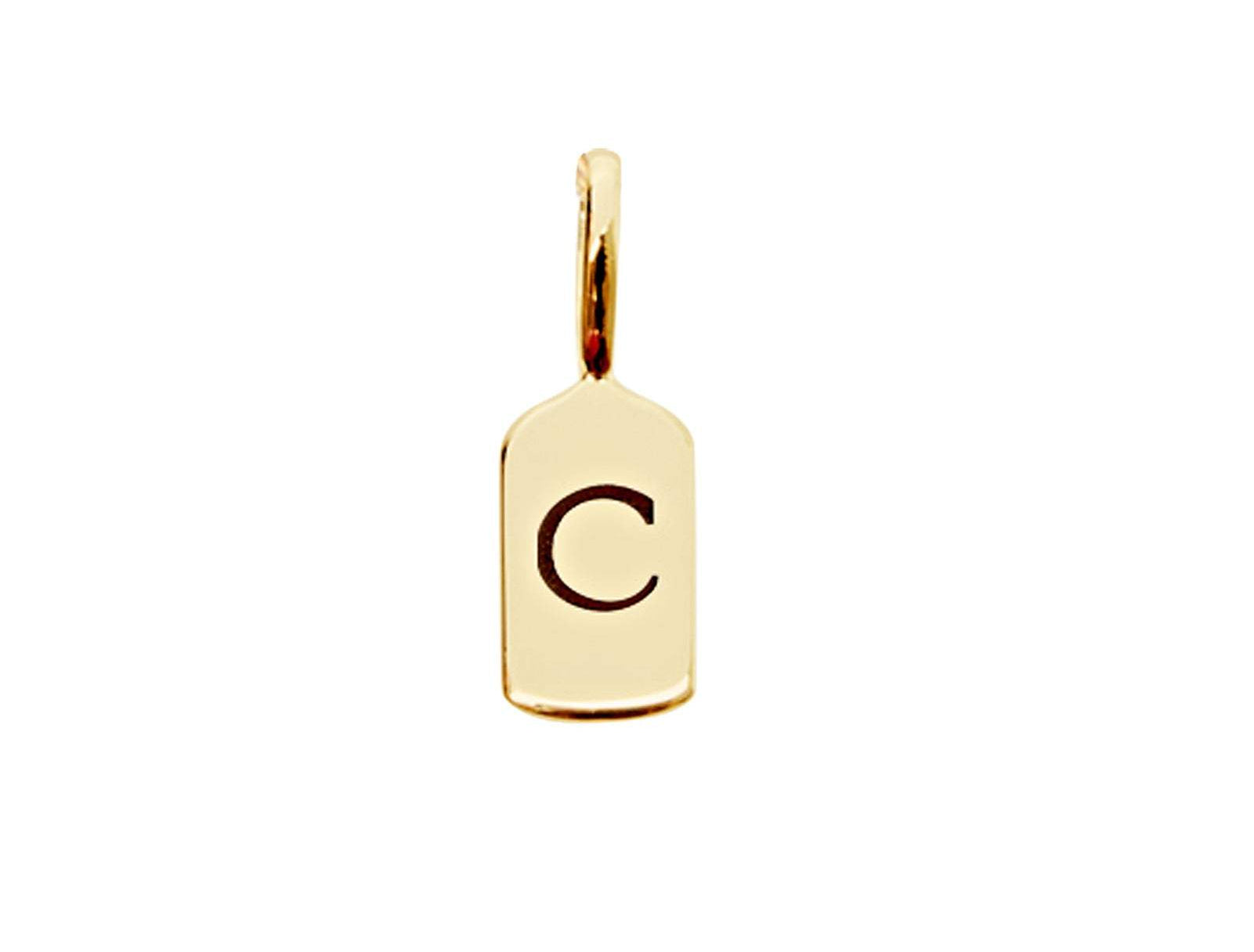 Picture of Luna Rae Solid 9k Gold Letter C