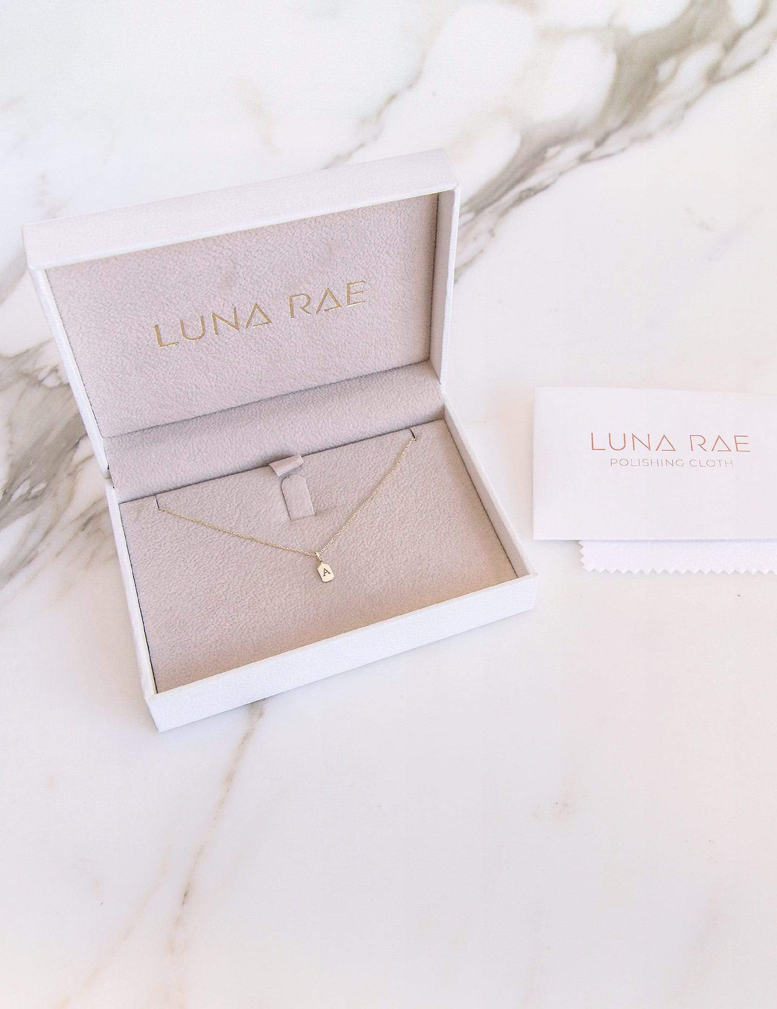 Picture of Luna Rae Yellow Gold Letter F