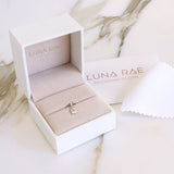 Picture of Luna Rae Yellow Gold Letter J