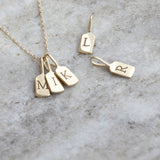 Picture of Luna Rae Yellow Gold Letter J