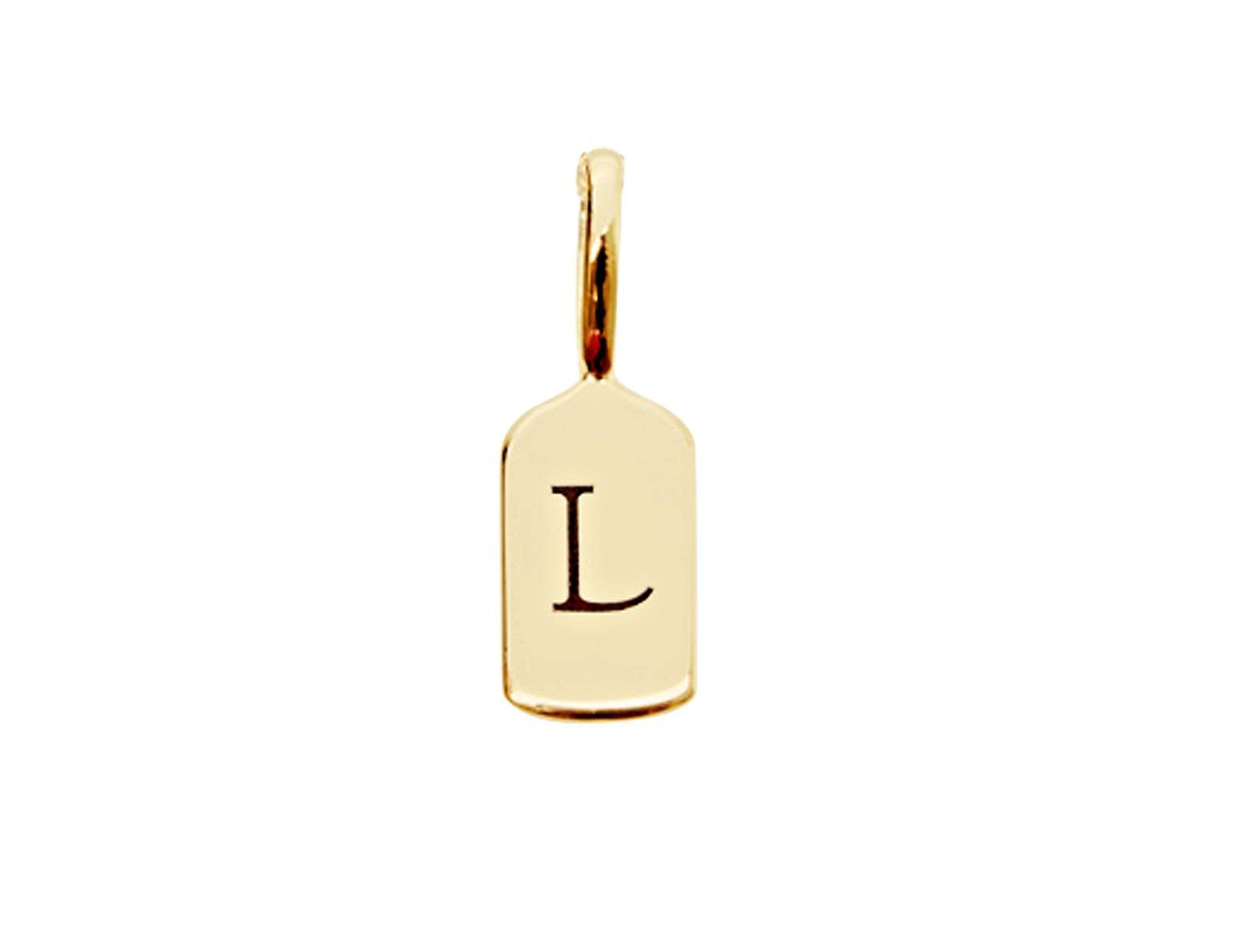 Picture of Luna Rae Solid 9k Gold Letter L