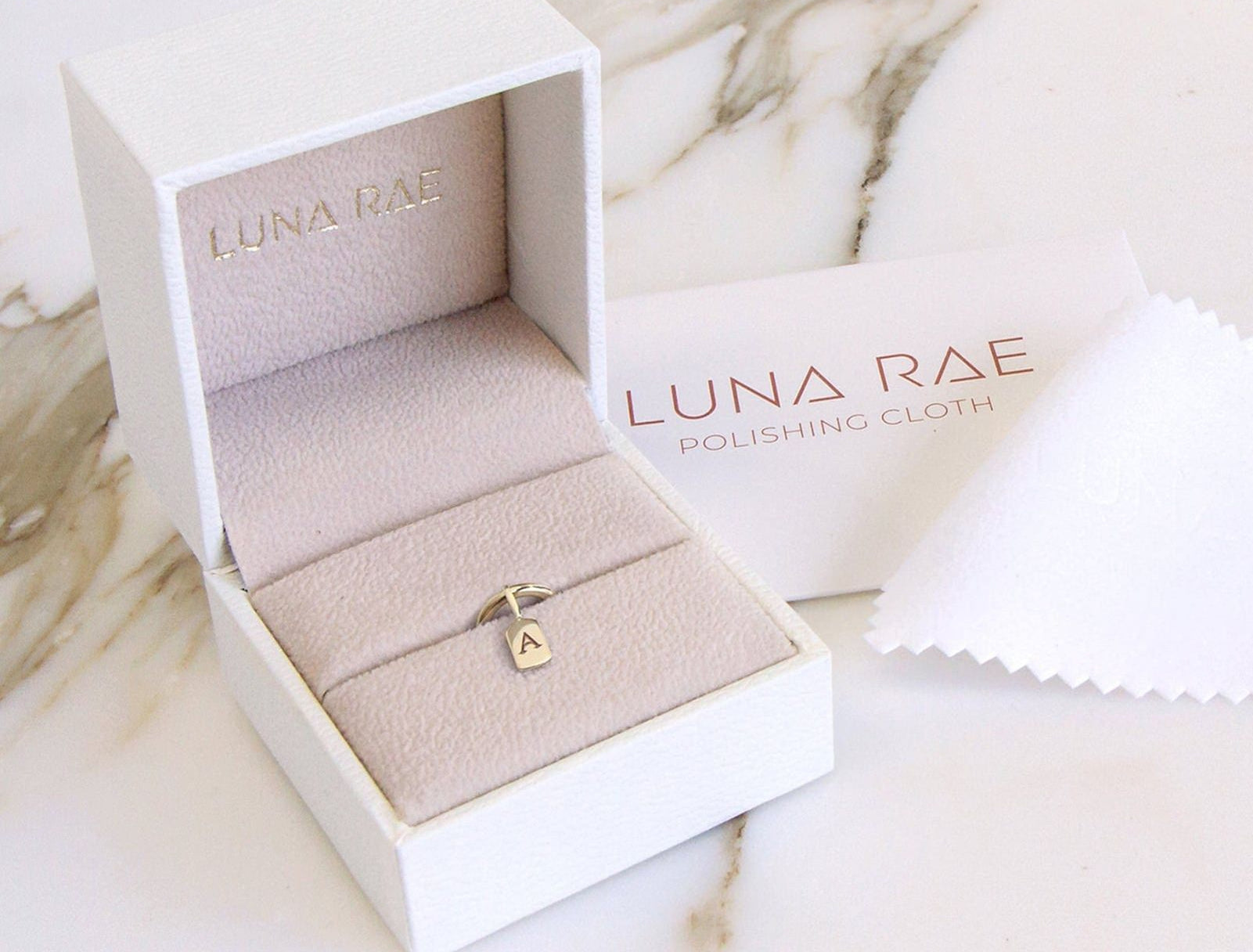 Picture of Luna Rae Solid 9k Gold Letter M