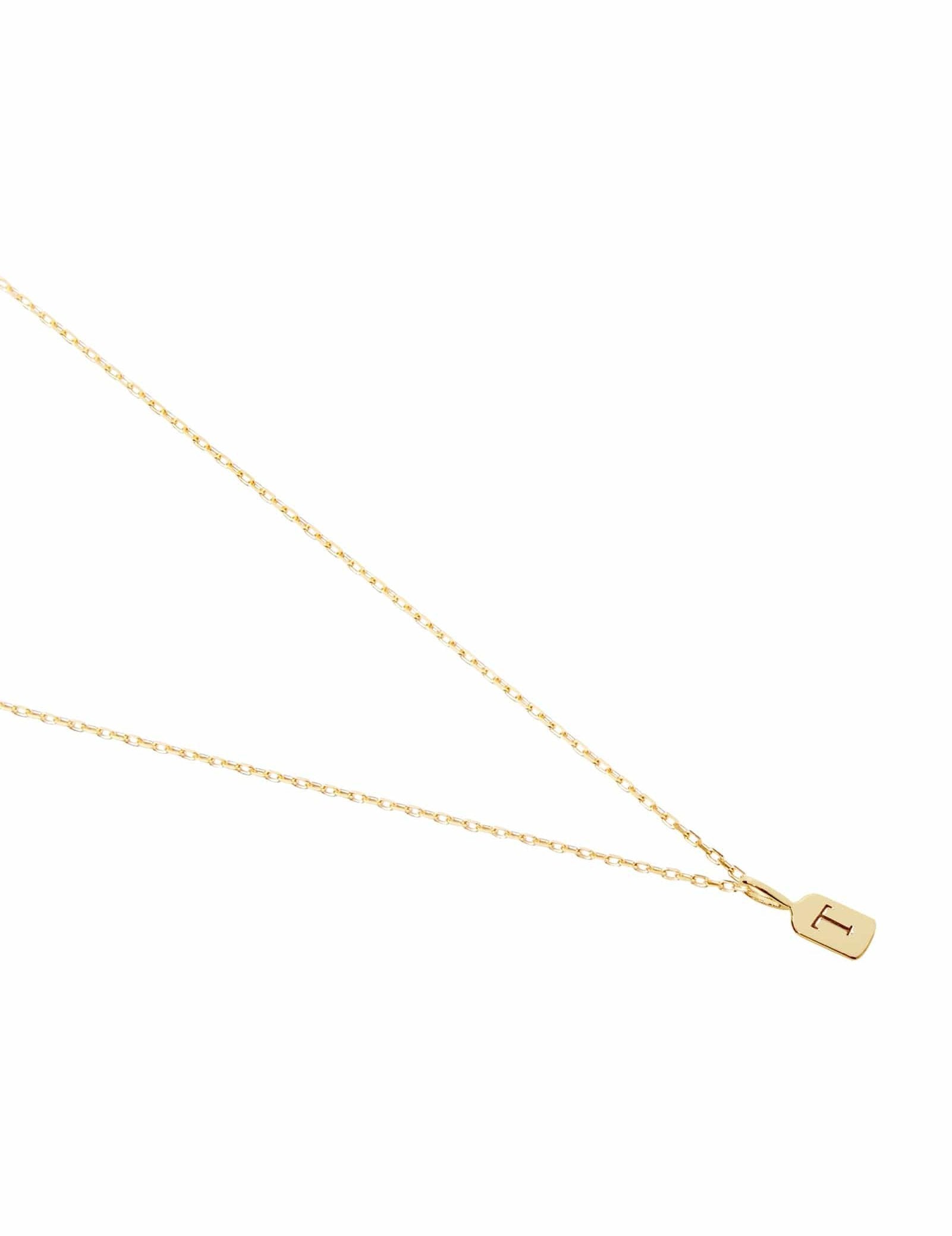 Picture of Luna Rae Yellow Gold Letter T