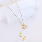 Picture of Luna Rae Solid 9k Gold Letter V