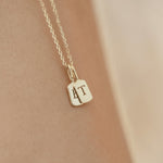 Picture of Luna Rae Solid 9k Gold Letter V