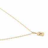 Picture of Luna Rae Yellow Gold Letter Y