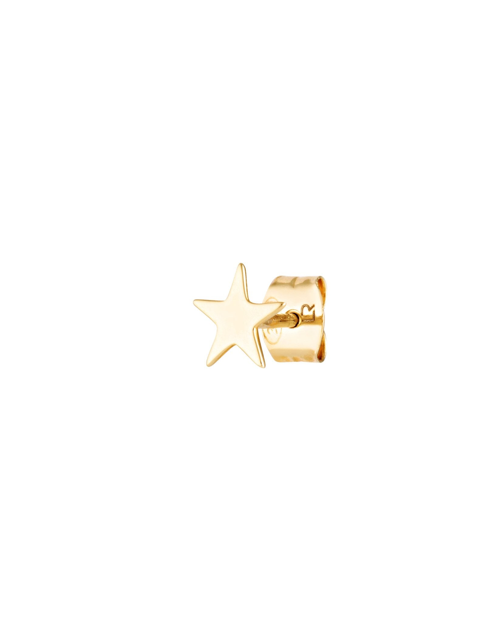 Picture of Luna Rae Solid 9k Gold Litte Star Studs