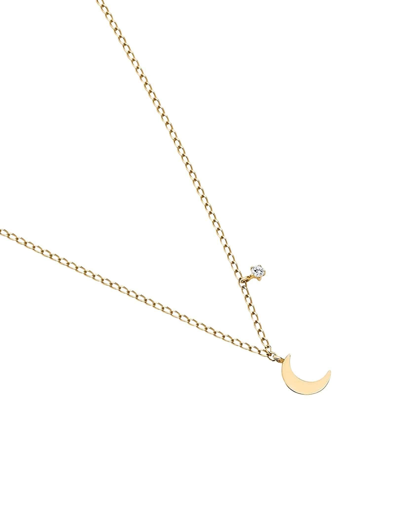 Picture of Luna Rae Solid 9k Gold Luna Necklace