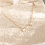 Picture of Luna Rae Solid 9k Gold Luna Necklace