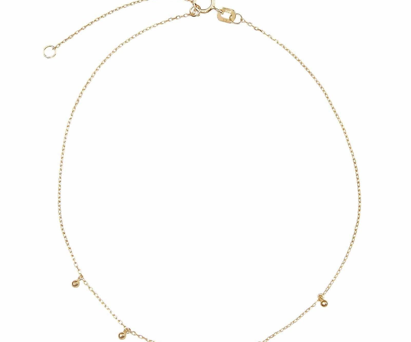 Picture of Luna Rae Solid 9k Gold Moondust Anklet