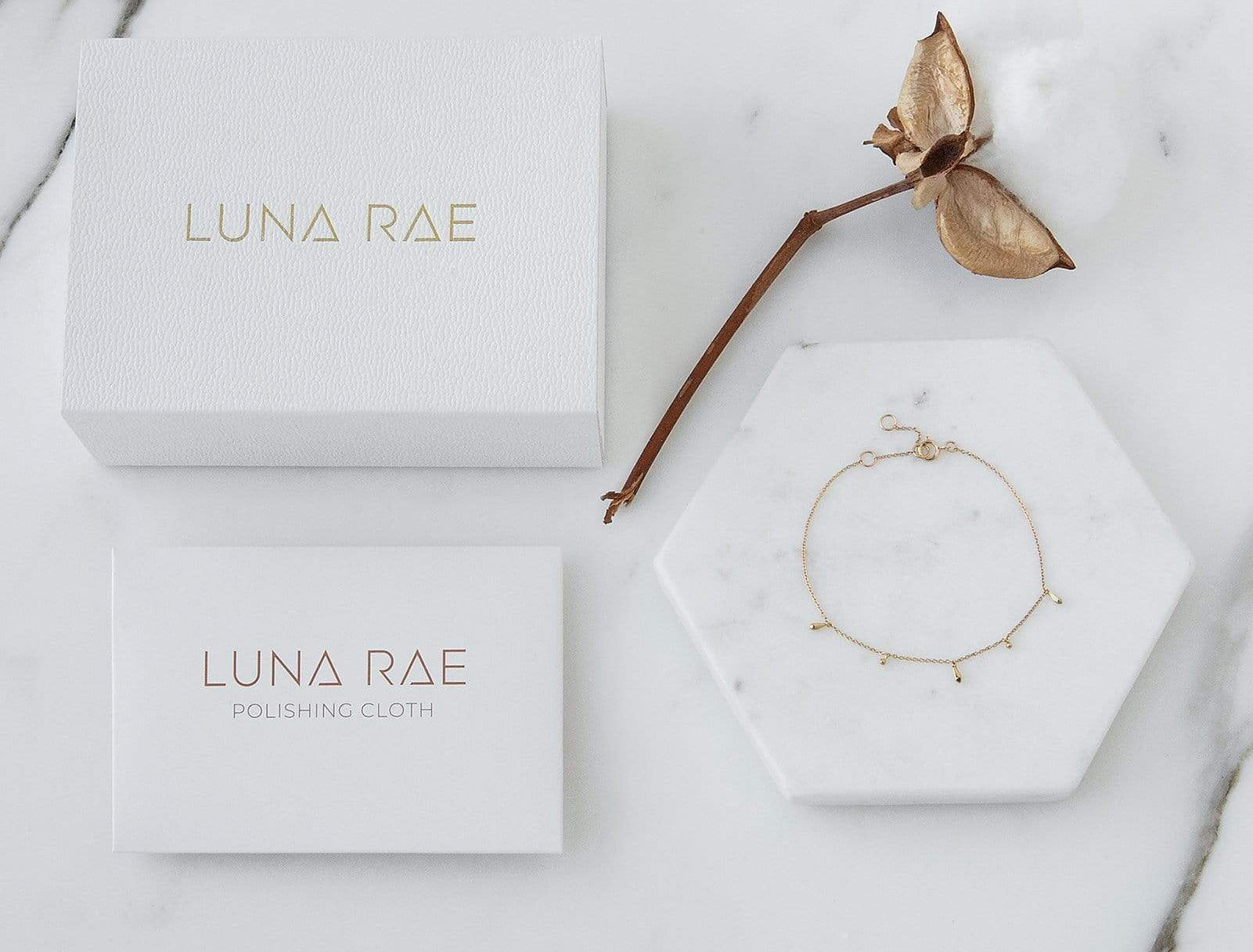 Picture of Luna Rae Solid 9k Gold Moondust Bangle