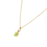 Picture of Luna Rae Solid 9k Gold Peridot Necklace