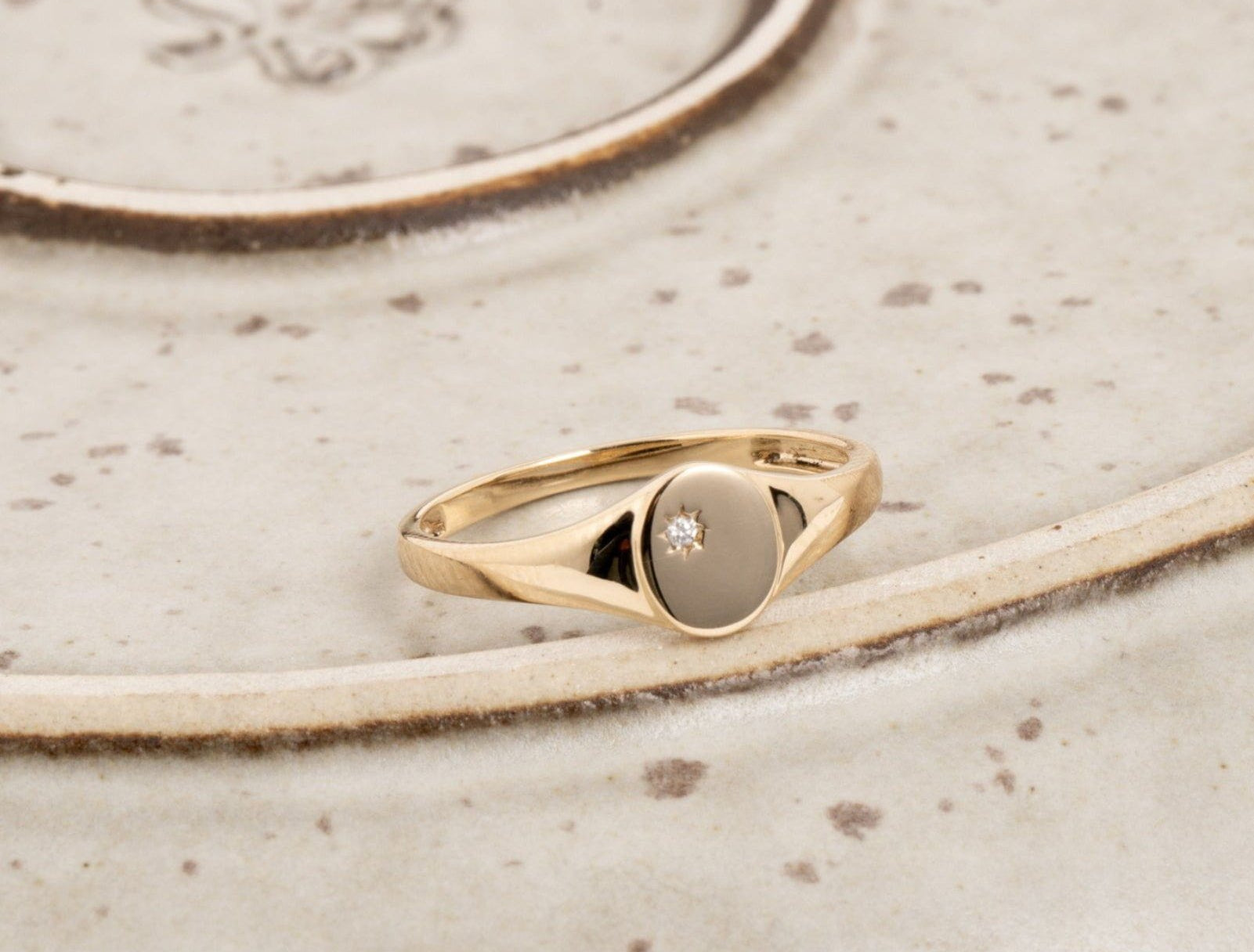 Picture of Luna Rae Solid 9k Gold Rhia Ring