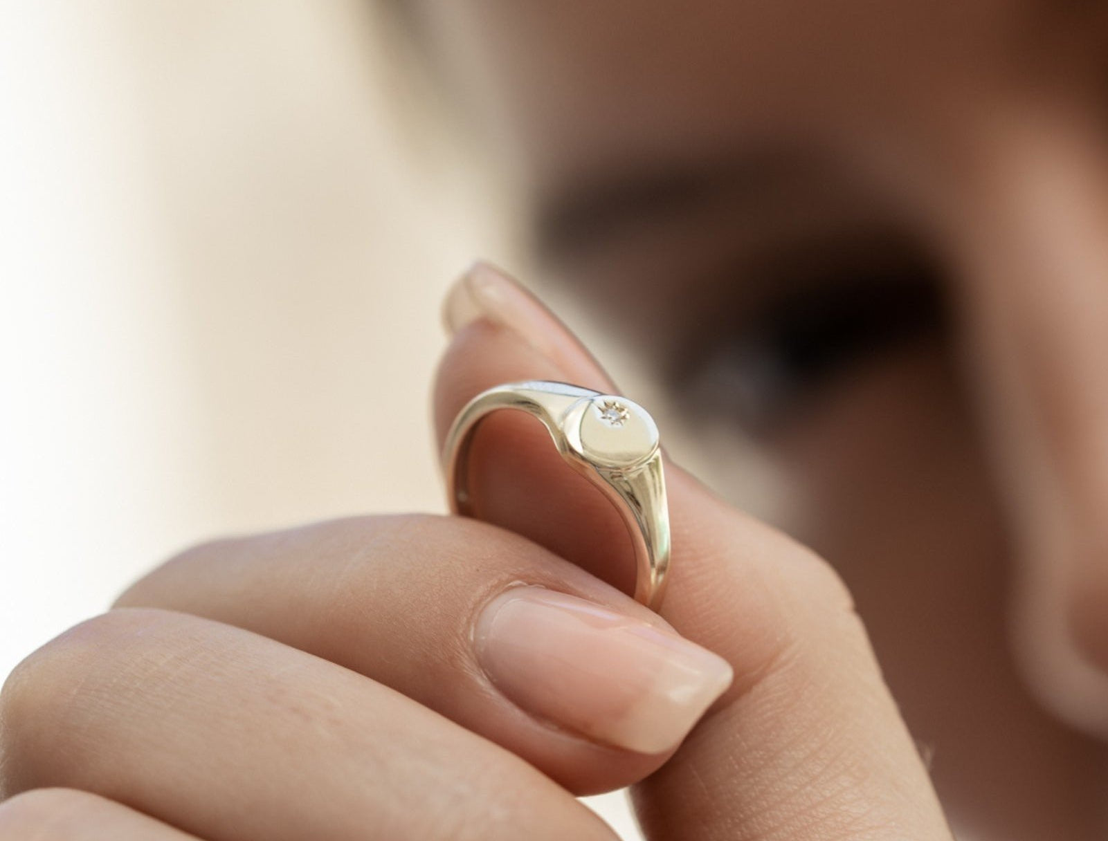 Picture of Luna Rae Solid 9k Gold Rhia Ring