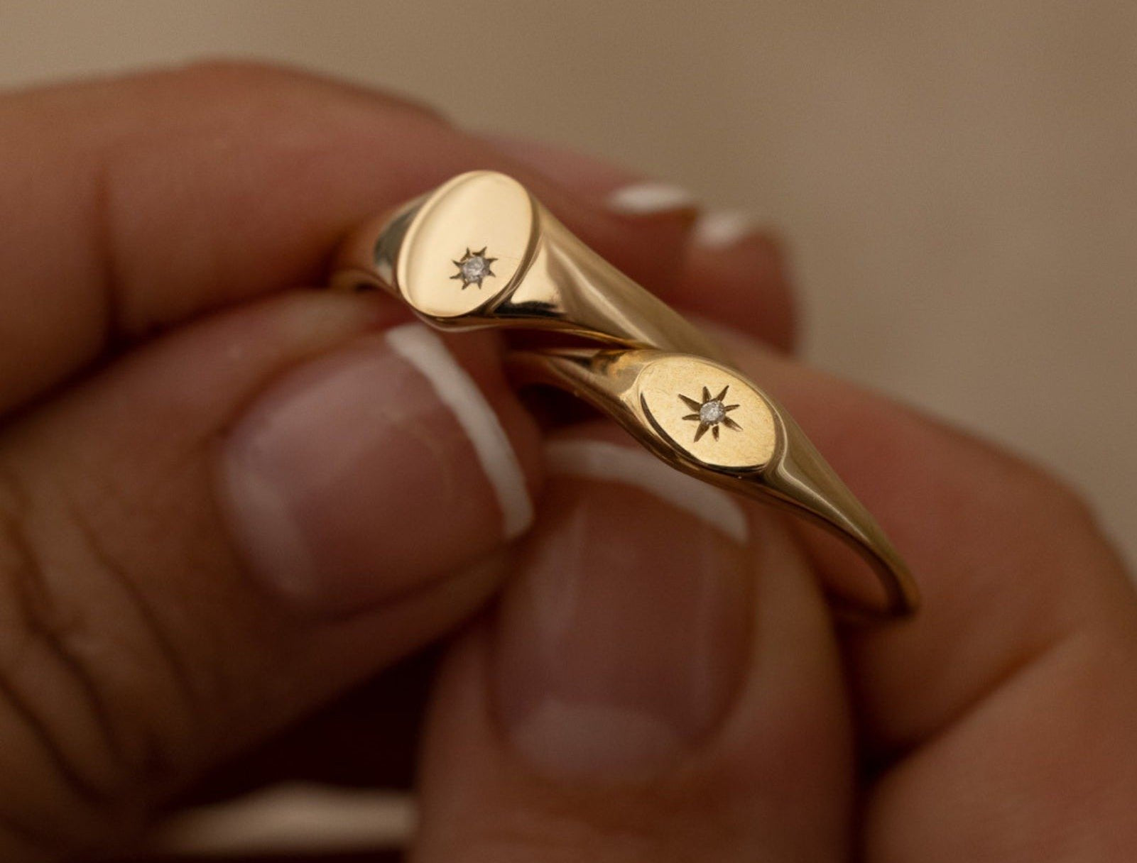 Picture of Luna Rae Solid 9k Gold Rhia Ring