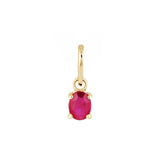 Picture of Luna Rae Solid 9k Gold Ruby Necklace