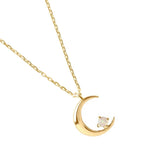 Picture of Luna Rae Solid 9k Gold Selene Necklace