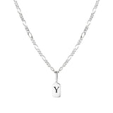 Silver Letter Y