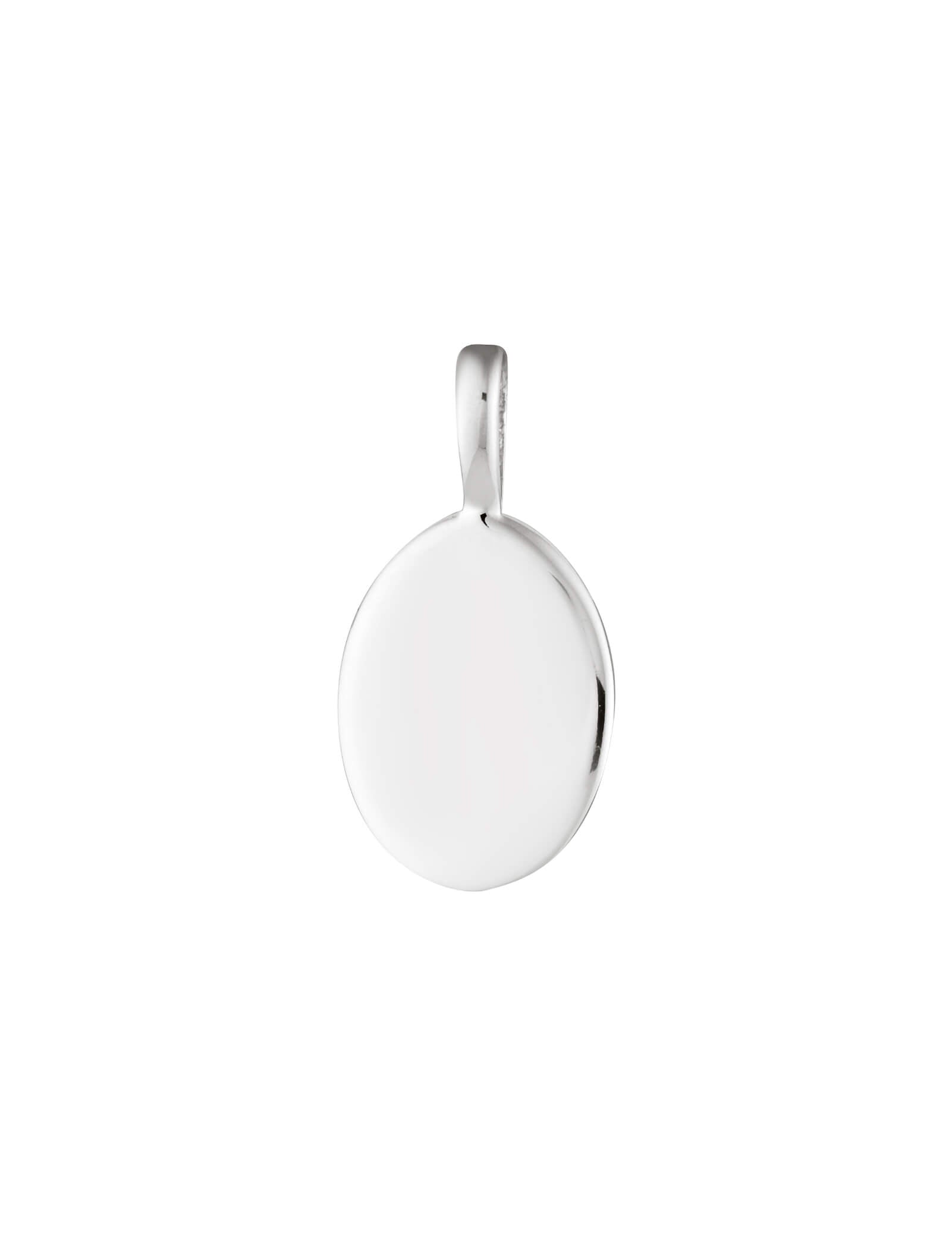 Silver Oval Pendant