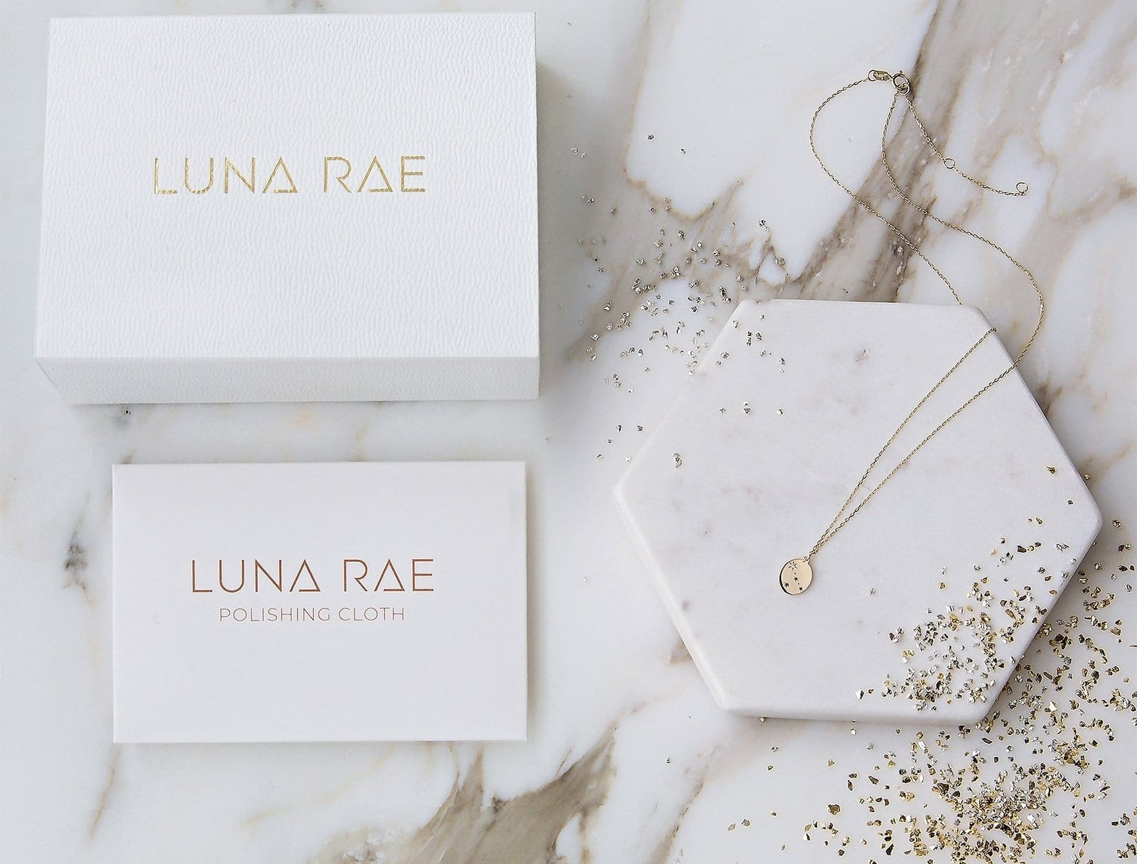 Picture of Luna Rae Solid 9k Gold Stars of Cancer